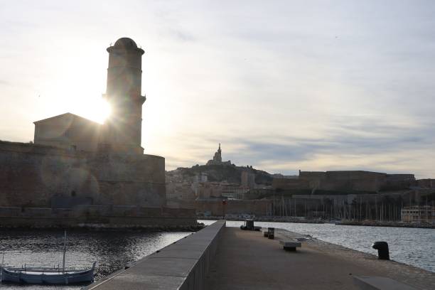 istock Marseille - Sunrise over the old port 1362235240