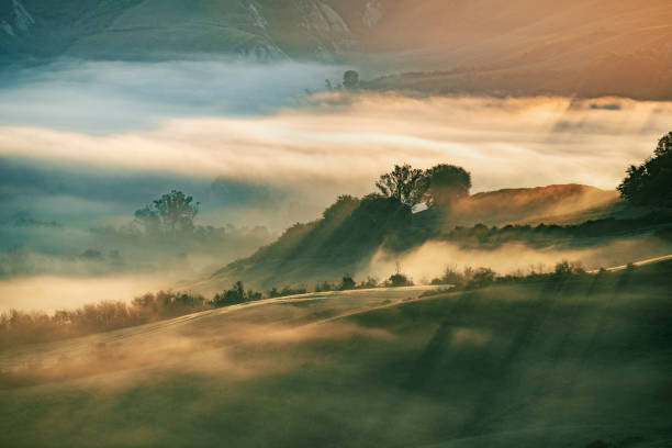 istock Tuscany Landscape At Sunset - Crete Senesi 1362235333