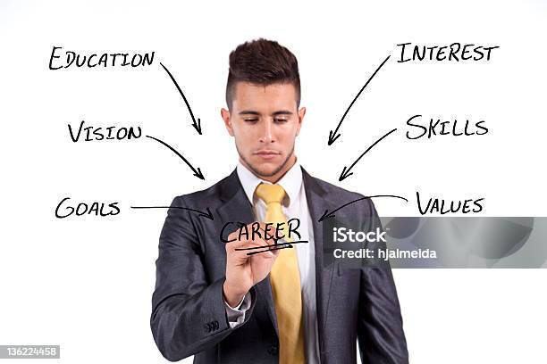 Planning A Successful Carreer Stock Photo - Download Image Now - Achievement, Adult, Adults Only