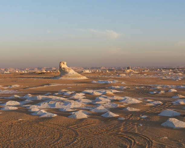 istock Beautiful view of the White desert in Egypt 1362256012