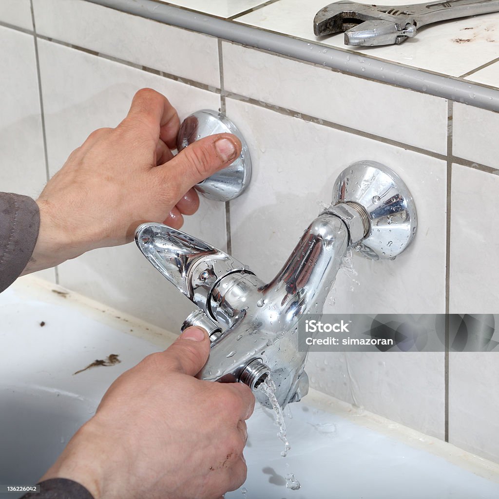 Grifo de agua - Foto de stock de Acero libre de derechos