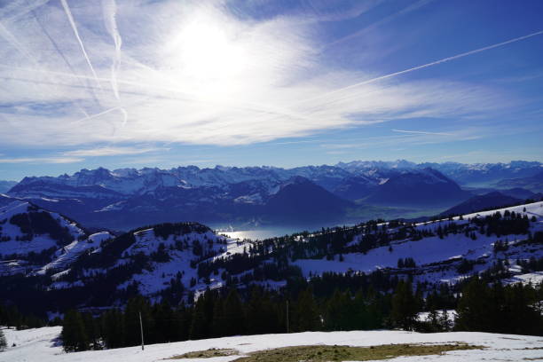 istock Alp mountains in Switzerland in winter. 1362260669