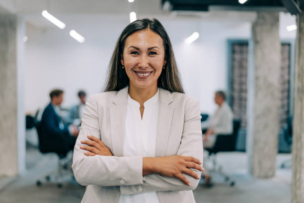 istock Successful businesswoman in the office. 1362265074