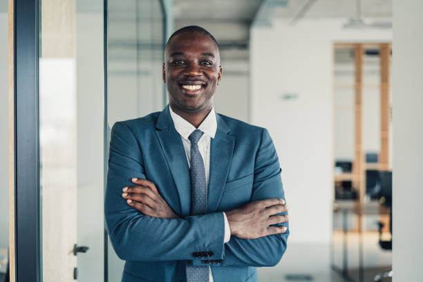 istock Successful businessman in the office. 1362265172