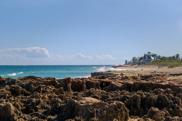 Ocean view Hutchinson Island, Florida in Stuart, Martin County