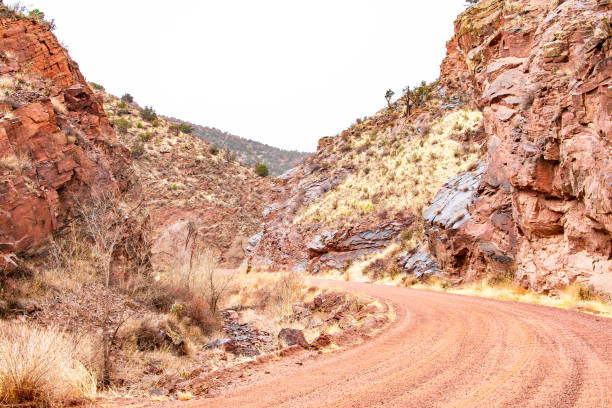 istock Increasing elevation along Phantom Canyon Road near Cripple Creek, Colorado. 1362273909