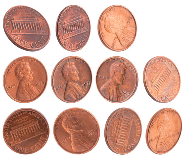 istock American cents isolated on white 136228852