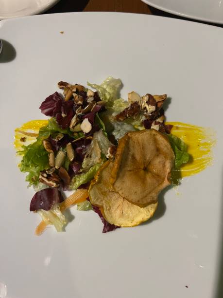 istock Pumpkin seed salad close up. 1362292045