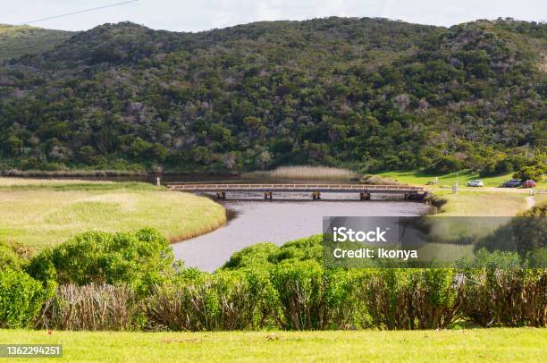 Gellibrand River Princetown Stock Photo - Download Image Now - Australia, Bridge - Built Structure, Bush