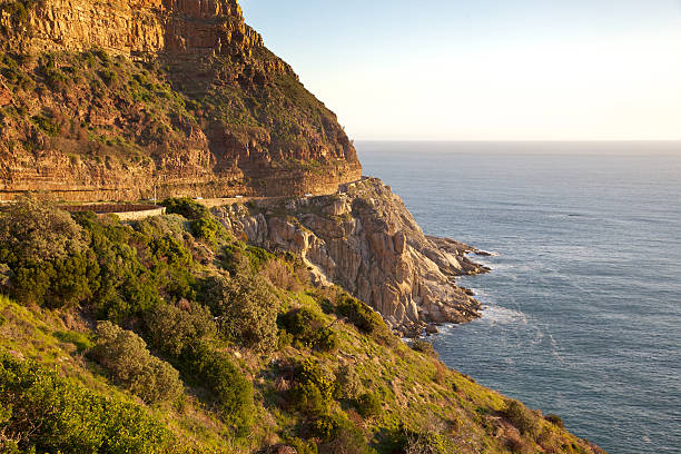 Chapman's Peak Drive Scenic Chapman's Peak Drive, Cape Town, South Africa. kommetjie stock pictures, royalty-free photos & images