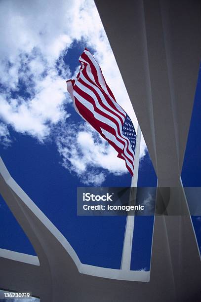 Flag Stock Photo - Download Image Now - Abstract, American Flag, Architecture
