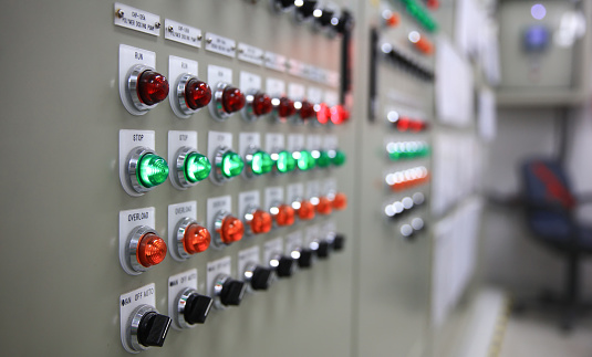 Light Button Panel Control Switch And Light Control Panel With Blue Light Effect Factory Control ...