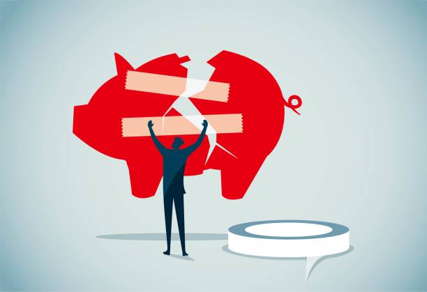 Repairing commercial illustrator cartoon of glue stick stock illustrations