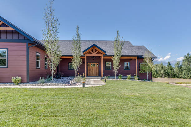 istock New trees planted in front of new home 1362321749