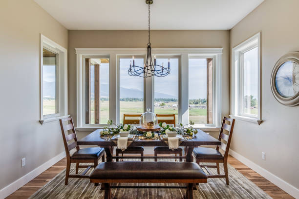 istock Lovely dining area in new home 1362324786