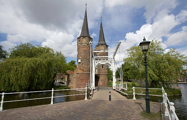 istock Oostpoort in Delft, Holland 136232782