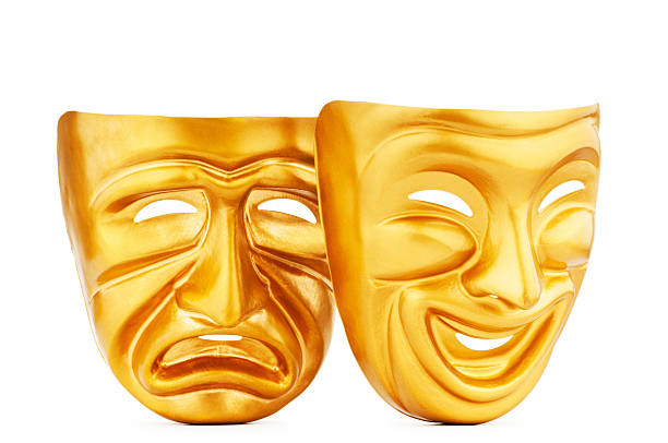 istock Masks with the theatre concept 136232828
