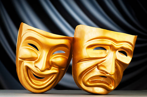 istock Masks with the theatre concept 136232853