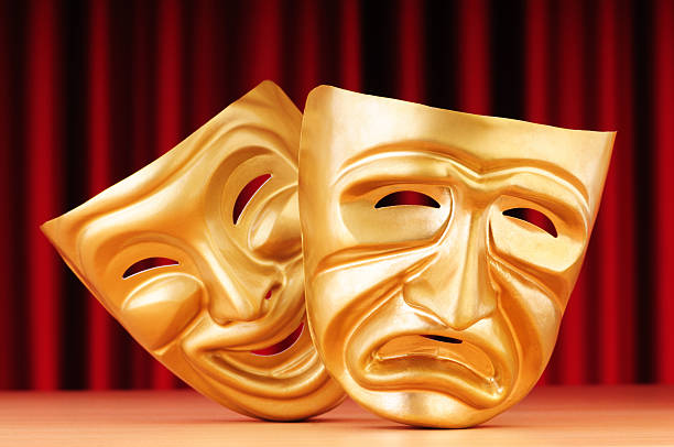 istock Masks with the theatre concept 136233243