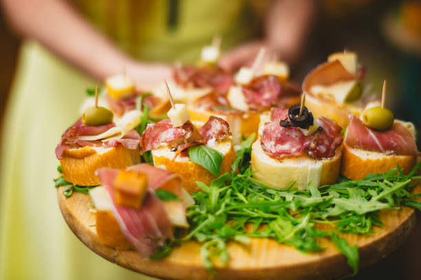 istock Offering Variety of small sandwiches 1362336440