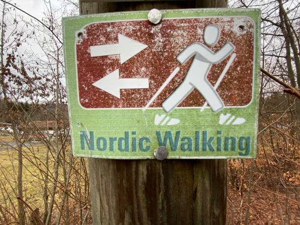 istock Sign for Nordic walking 1362340738