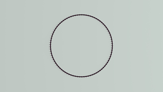 Black Ring Circle Spheres Texture Vintage Art World Braille Day 4 January International Braille Day 3d illustration render