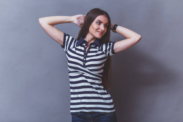 istock Beautiful girl in studio 1362348949