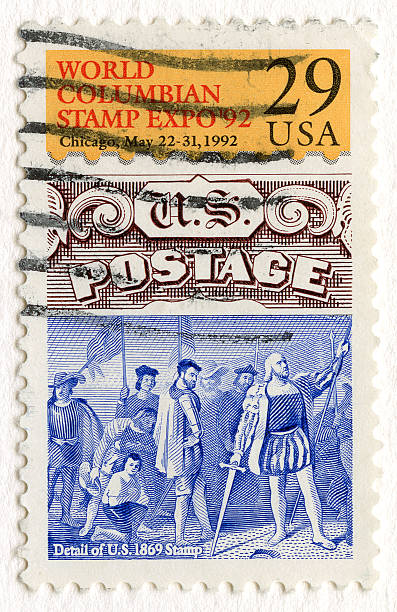 istock World Columbian Stamp Expo'92 136235820