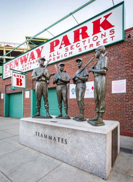 fenway park stadium - boston red sox imagens e fotografias de stock