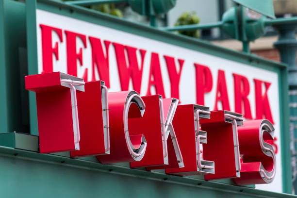 fenway park stadium - boston red sox imagens e fotografias de stock