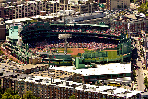 New York City - June 2013: Manhattan Stadium aerial view.