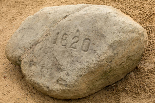 skała plymouth - plymouth rock zdjęcia i obrazy z banku zdjęć