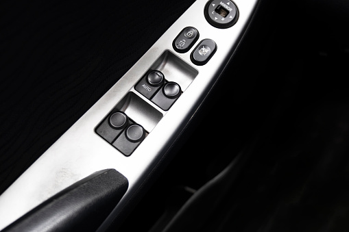 Interior Design Of The Modern Car: Window Adjustment Buttons
