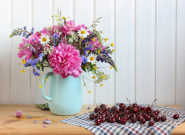 istock bouquet of different flowers and herbs 1362373624