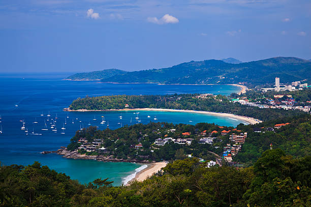 istock Bird eye view of Phuket, Thailand 136237811