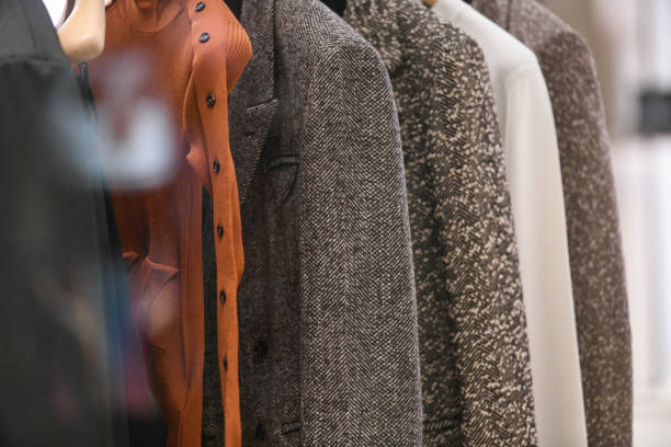 Men clothing in a store in Milan.
