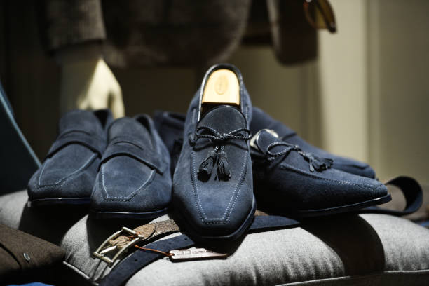istock Men clothing in a store. 1362380596