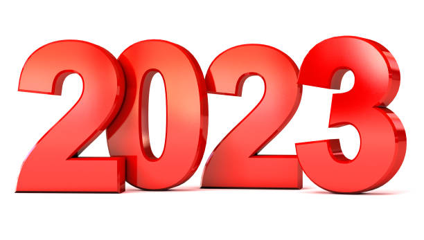 istock Red New Year 2023. Conceptual illustration 1362388584