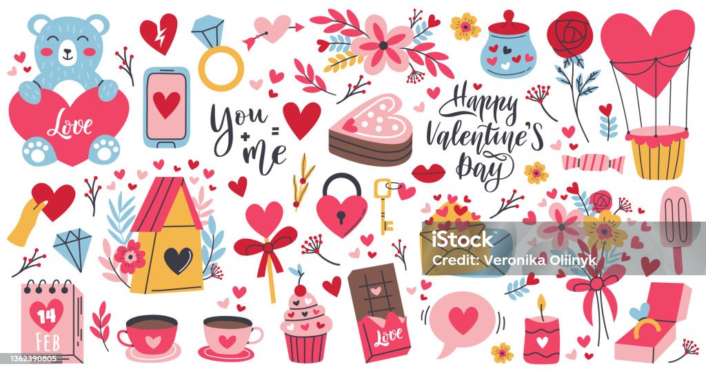 Ilustración de Dibujos Animados Romántico Amor Amor San Valentín Elementos Y Pegatinas Conjunto De Símbolos Vectoriales De Forma De Corazón Dulces Pasteles Y Flores Objetos Románticos De San Valentín y más Vectores Ilustración de Dibujos Animados Romántico Amor Amor San Valentín Elementos Y Pegatinas Conjunto De Símbolos Vectoriales De Forma De Corazón Dulces Pasteles Y Flores Objetos Románticos De San Valentín y más Vectores