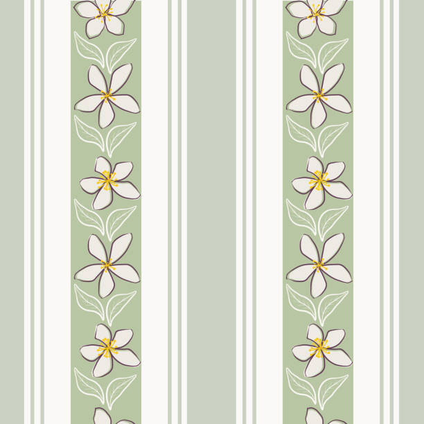 Ilustración de Flor De Jazmín Y Raíz De Patrón Vectorial Regente Sin Costuras Flores Dibujadas A Mano De Arte Lineal En Rayas Verticales Delgadas Y Anchas Paralelas Salvia Verde Blanco Floral Regencia Diseño Botánico Repetir y más Vectores ... Ilustración de Flor De Jazmín Y Raíz De Patrón Vectorial Regente Sin Costuras Flores Dibujadas A Mano De Arte Lineal En Rayas Verticales Delgadas Y Anchas Paralelas Salvia Verde Blanco Floral Regencia Diseño Botánico Repetir y más Vectores ...
