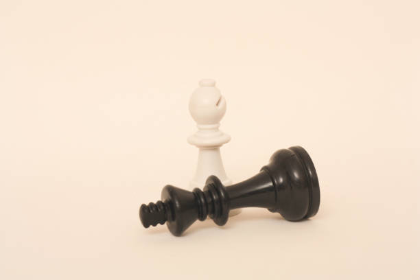 istock Chess board and pieces in a chess game. 1362400426