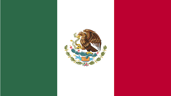 National Flag of Mexico Eps File - Mexican Flag Vector File