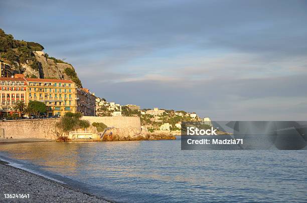 Tramonto A Nizza - Fotografie stock e altre immagini di Nizza - Nizza, Paesaggio, Acqua