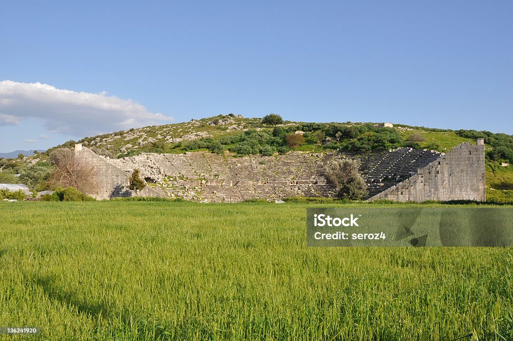 Letoon Teatro Antigo - Royalty-free Arcaico Foto de stock