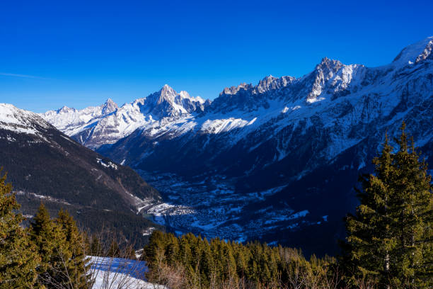 istock View of Chamonix valley from the mountain 1362421007