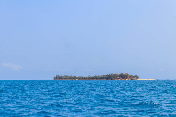 vue de l’île de la prison, zanzibar, tanzanie - island prison photos et images de collection