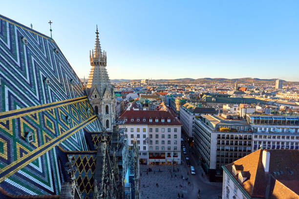 istock View of Vienna from Saint Stephane's cathedral, Austria 1362424258