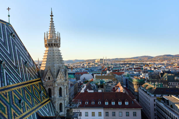 istock View of Vienna from Saint Stephane's cathedral, Austria 1362424266