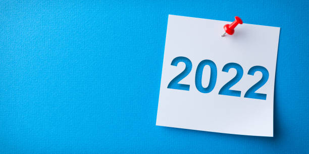 istock White Sticky Note With Happy New Year 2020 And Red Push Pin On Blue Background 1362430368
