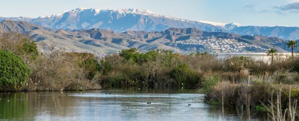 istock Winter season over West Coast town. 1362432795
